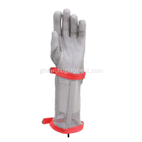 Butchers Mesh Gloves Stainless Steel Wire Mesh Safety Protection Gloves Factory